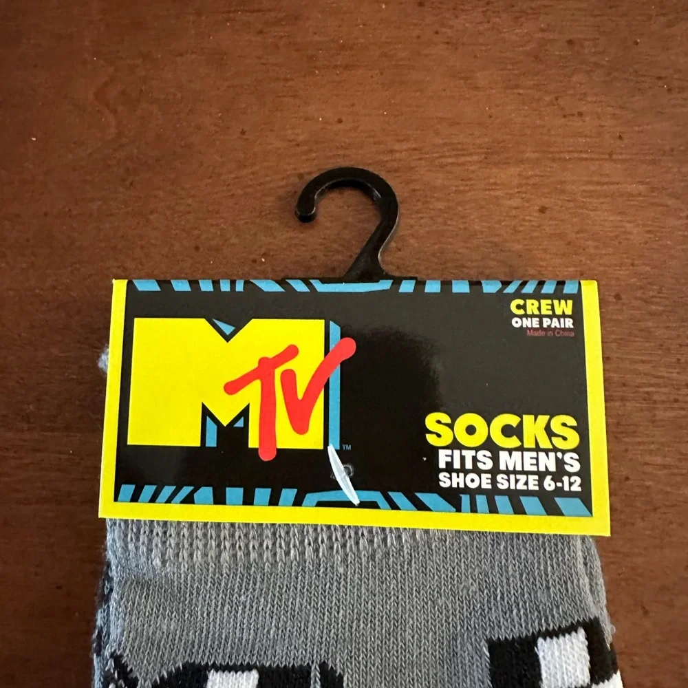 🌵3/$15 MTV novelty crew socks (see description)